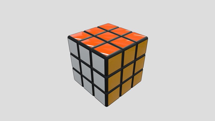 Rubix Cube 3D Model