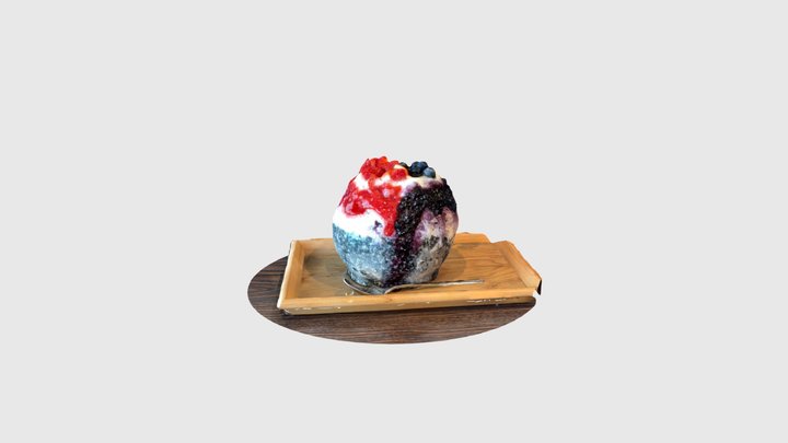 氷庵 富士の雫 - ベリーベリー 3D Model