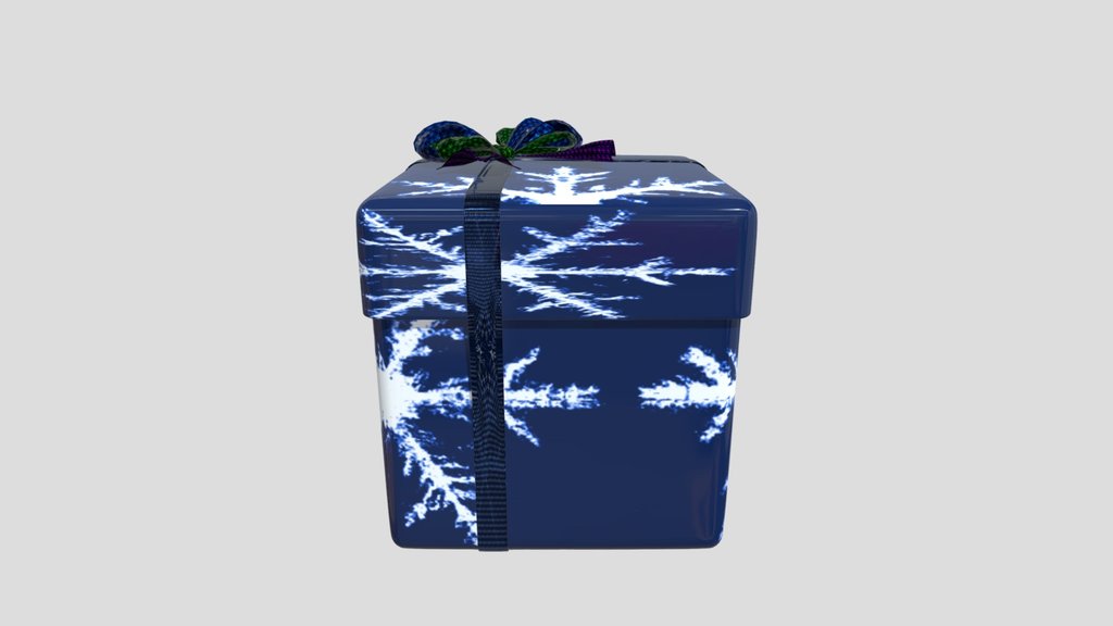 Square Snow Flake Gift Box