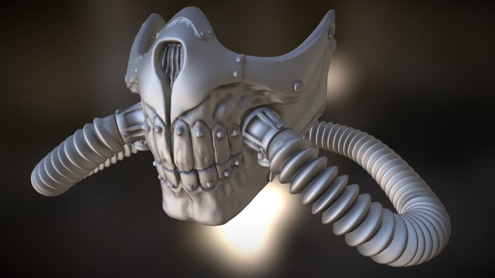 Immortan Joe Mask - Mad Max Fury Road - SALE 50% 3D Model