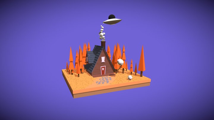 Home Low-poly 3D Model