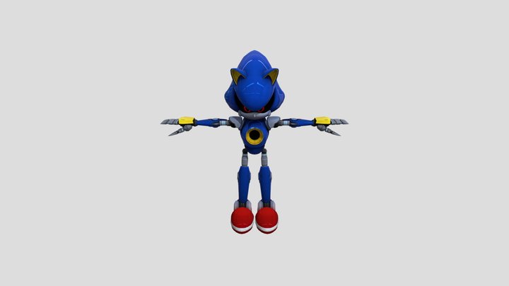Metal_sonic_sonic_boom 3D Model