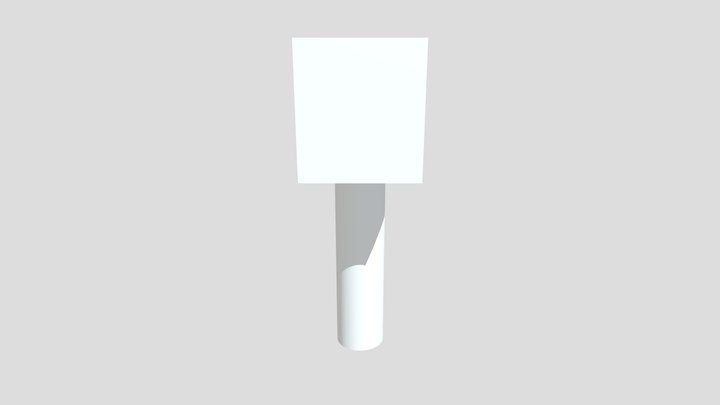 Low Poly Hammer 3D Model