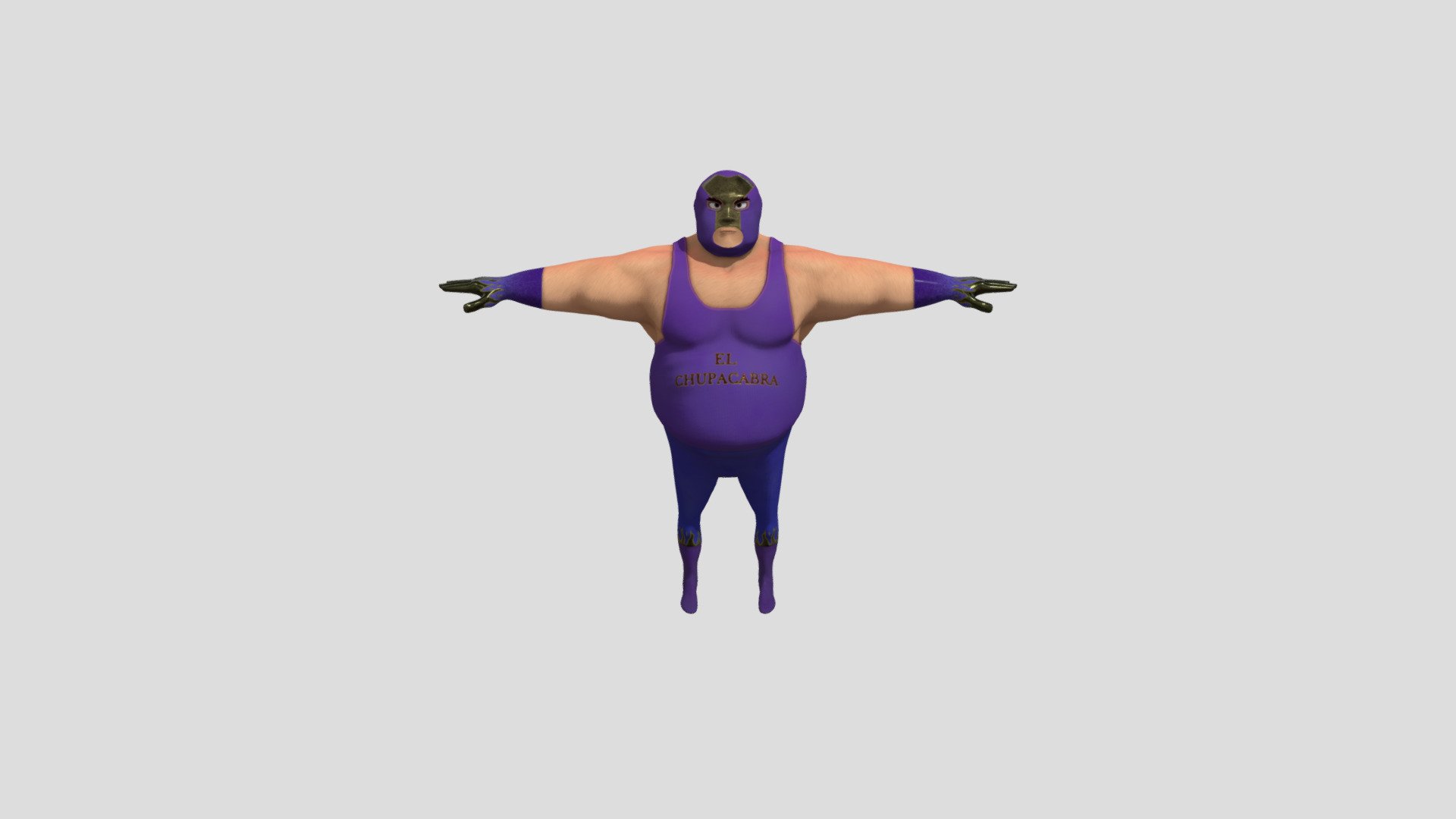Scared Wrestler - Download Free 3D model by drifter33 [8ca01af] - Sketchfab