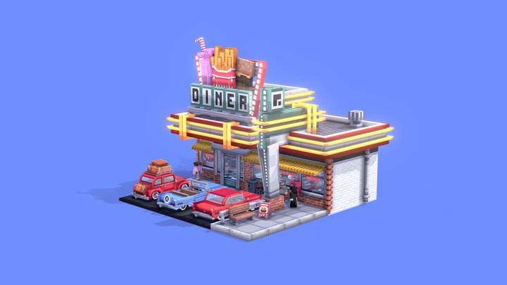 Diner 3D Model