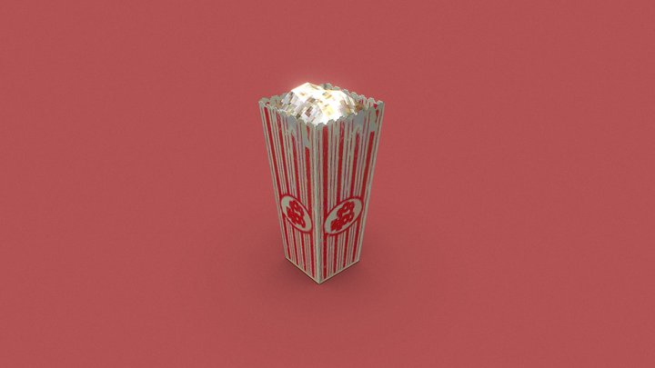 Popcorn 3D Model