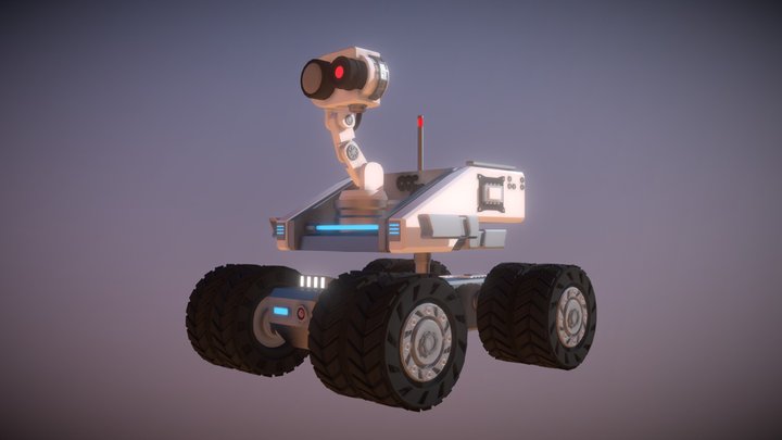 Sci-Fi Rover - LowPoly