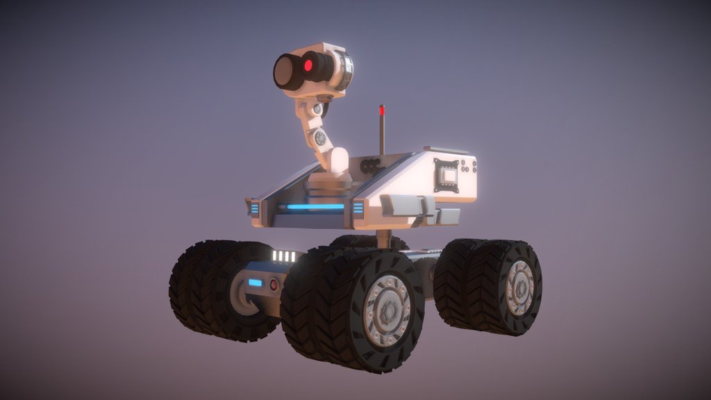 Sci-Fi Rover - LowPoly