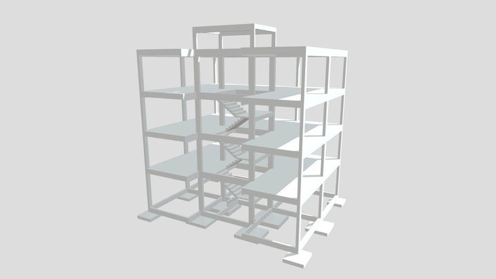Projeto Estrutural de Edifícios 3D 3D Model