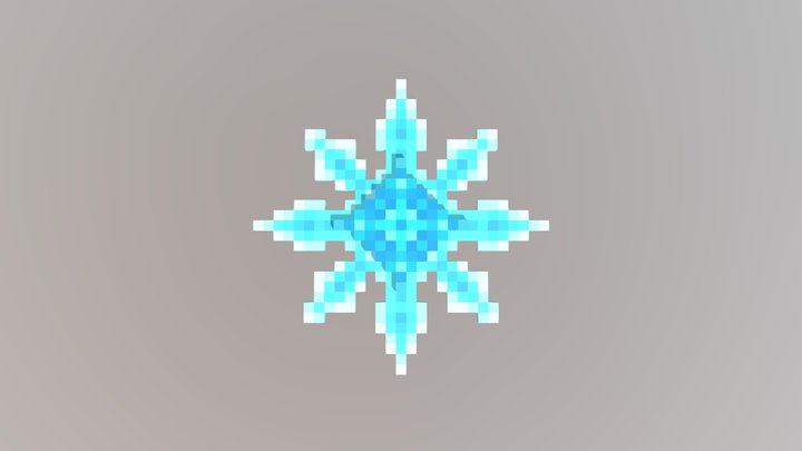 Sharp Snowflake (Pixel Gun 3D) – Modelo 3D gratuito STL