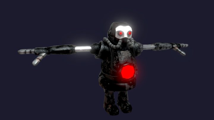 Very Simple Robot 3D Model
