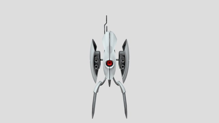 Portal2 Turret 3D Model