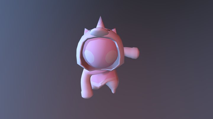 Character Unicorn Final 3D Model
