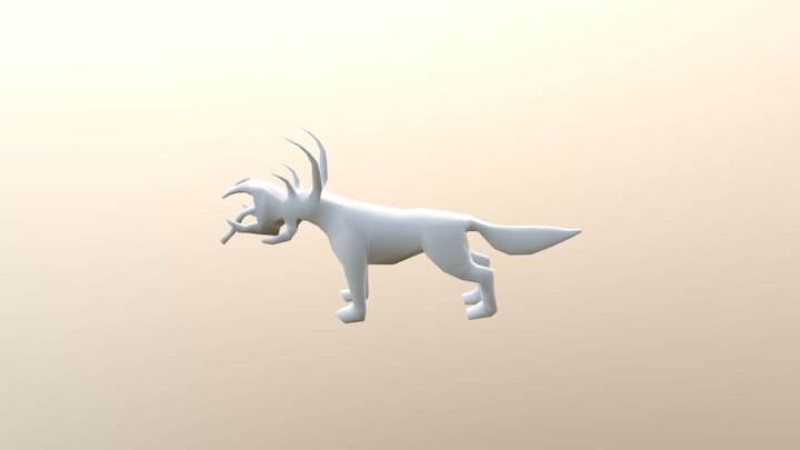 Cursed Dog 3D Model