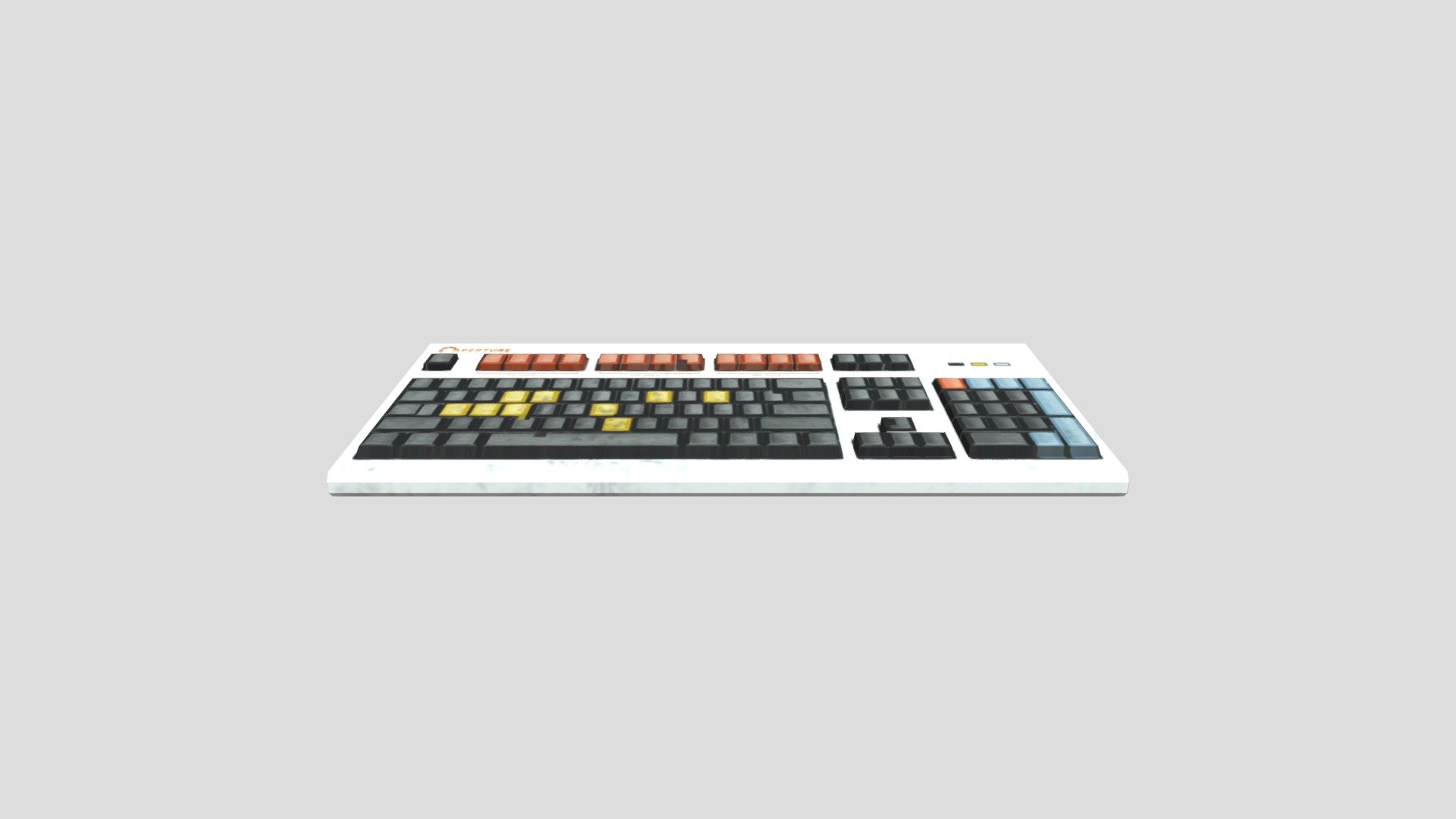 Portal Keyboard Download Free 3D model by Octane reboot (Redwthr