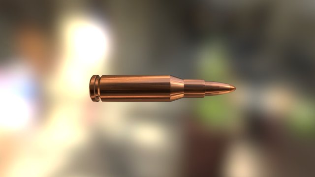 7.62 MM 3D Model