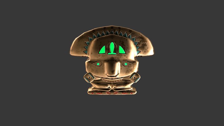 Based on an Inca relic 3D Model