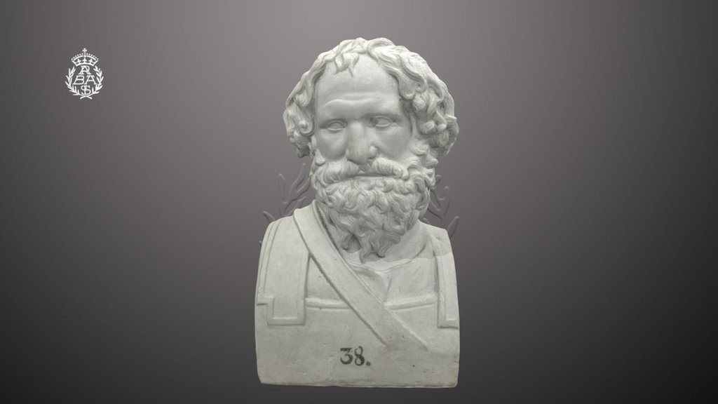 Herma de Arquidamo III de Esparta V139 3D model by Real Academia de