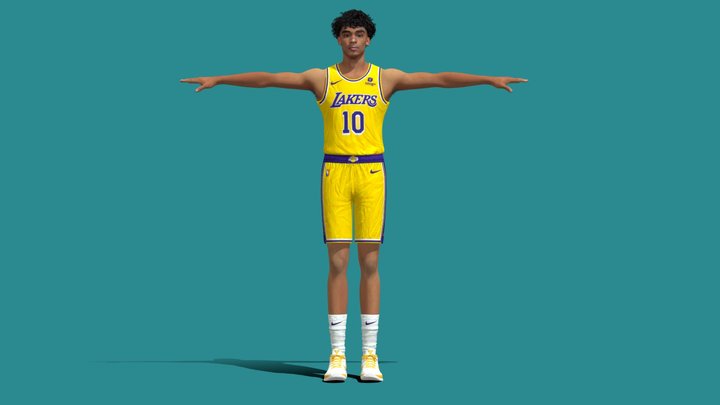 T-Pose Rigged Kyle Lowry Miami Heat NBA 3D Model by tranduyhieu