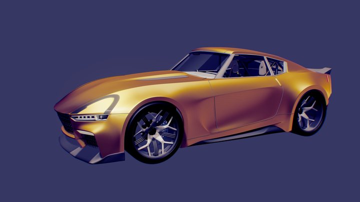 Nissan Datsun Z-Car 3D Model
