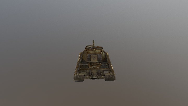 German-panzer-ww2-ausf-b-blender 3D Model