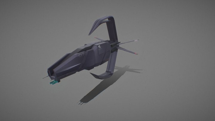 SpaceShip 3D Model