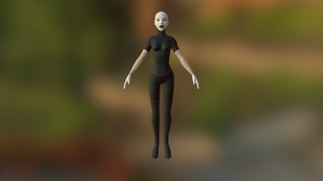 Asajj Ventress 3D Model