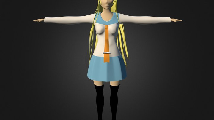 Kirisaki Chitoge 3D Model