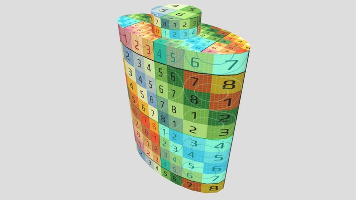 UV Map Canteen 3D Model