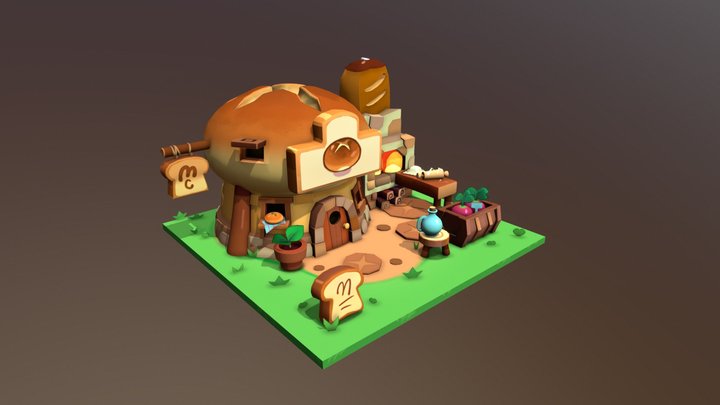 Cookie Run: Kingdom: fresh-baked bakery 3D Model