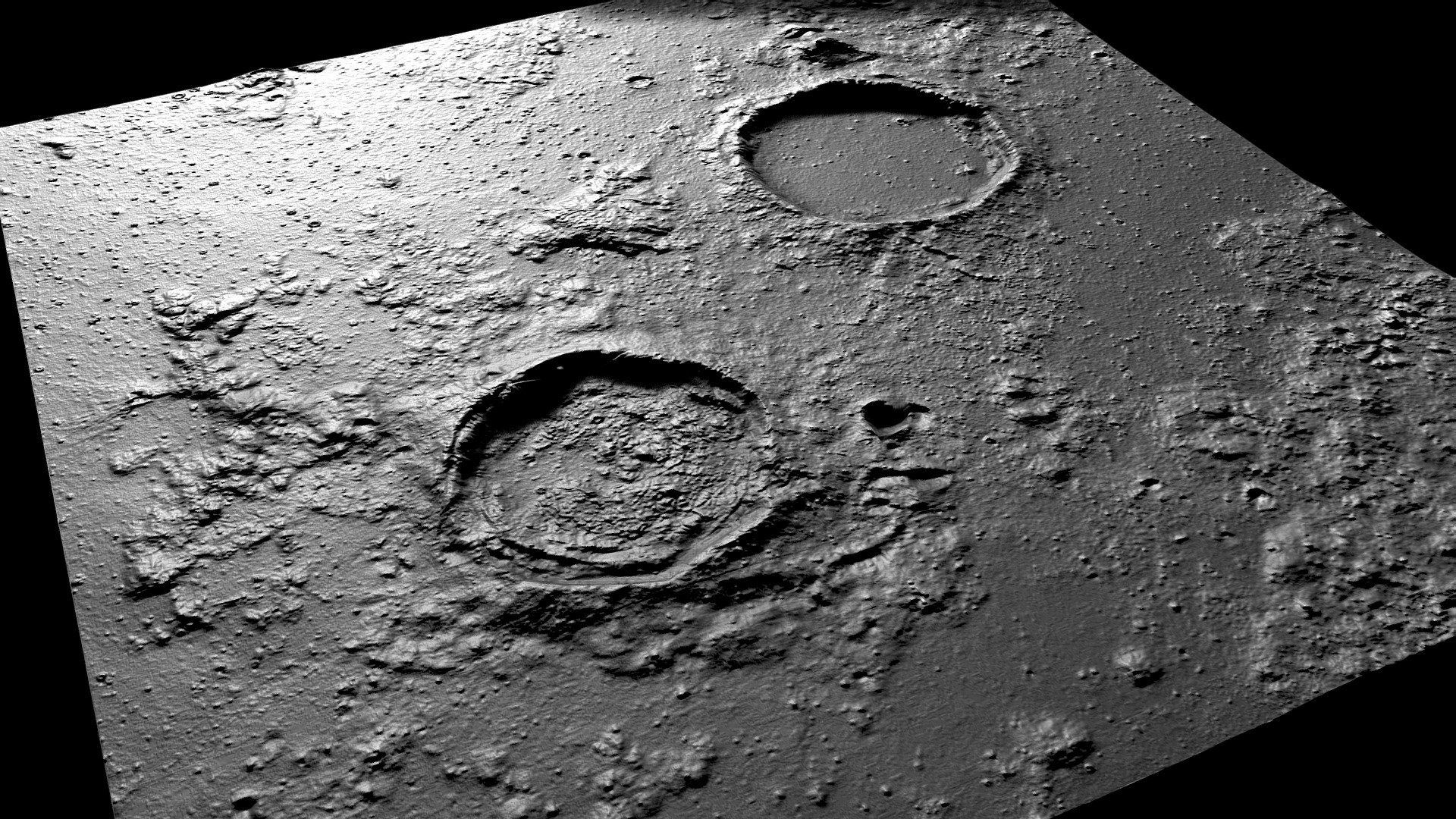 Moon - Hansteen & Billy craters