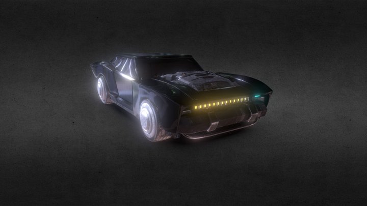 The-batman-2022-batmobile 3D Model