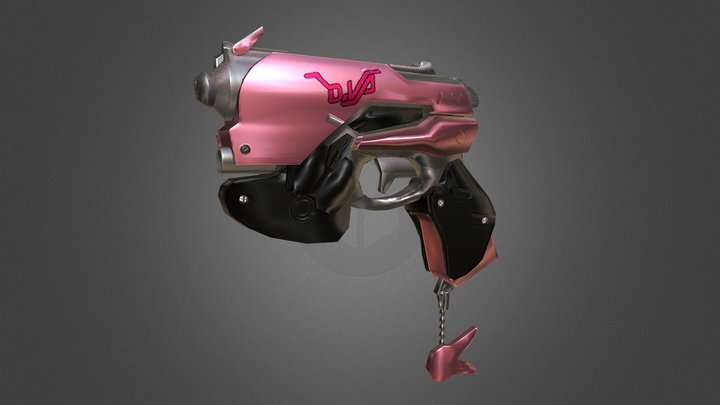 D Va Gun 3D Model