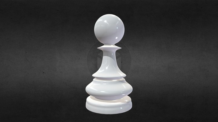 High Quality Chess Pawn model