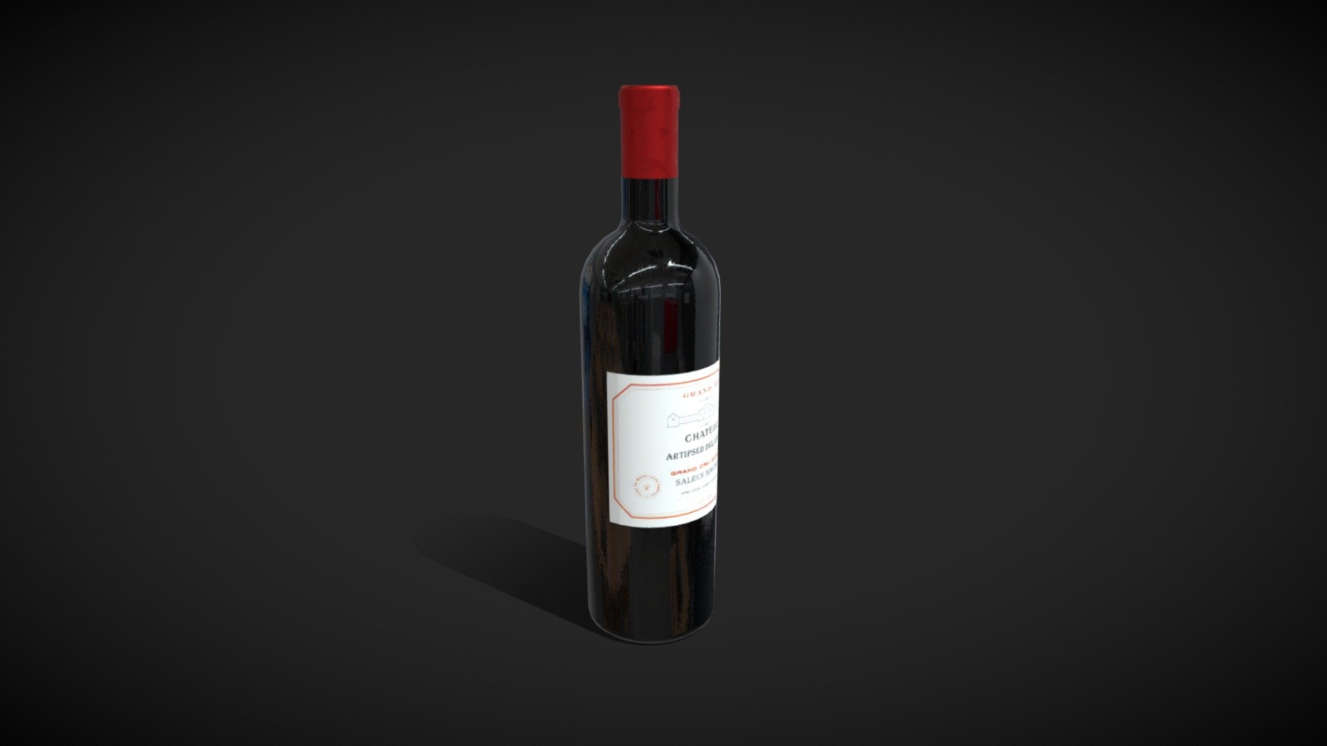Bouteille de vin/Bottle of wine