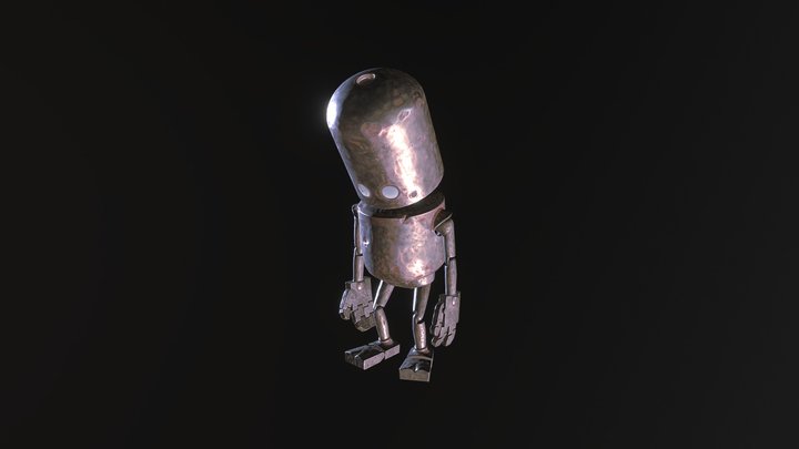 Robot - Hidden (concept by Matt Dixon) 3D Model