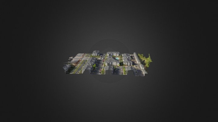 Brier Creek Apartment No GPS Merged 3D Model