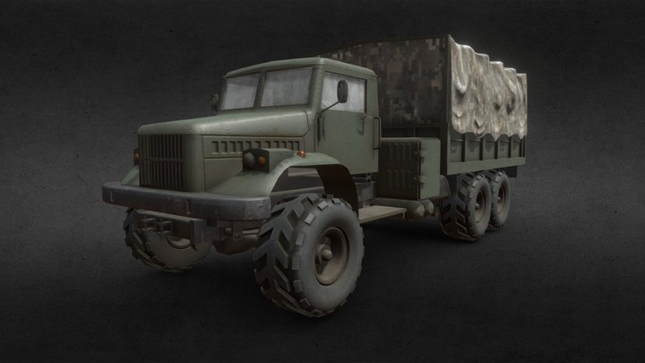 Military Truck 3D Model