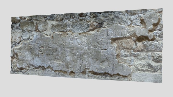Graffitis de la Chapelle Royale Saint-Sauveur 3D Model