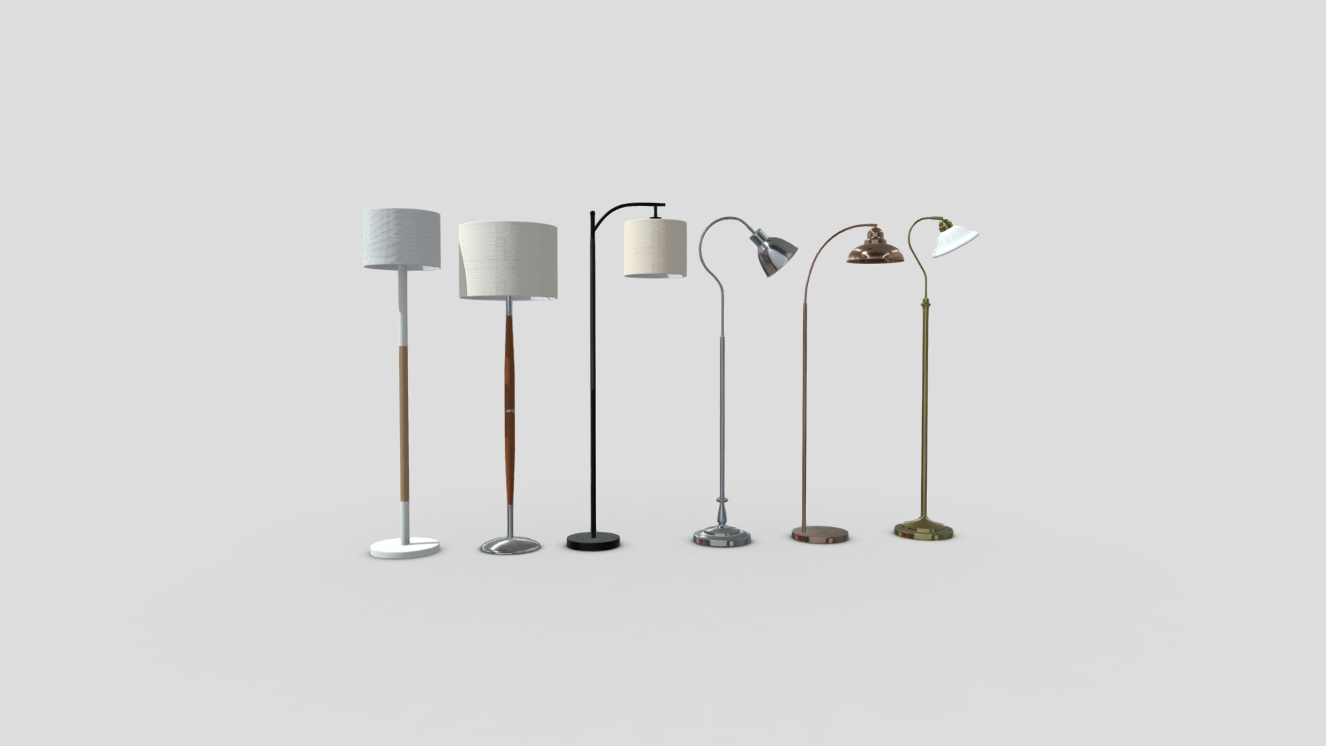 3D model Standing Lamp Pack - This is a 3D model of the Standing Lamp Pack. The 3D model is about diagram.