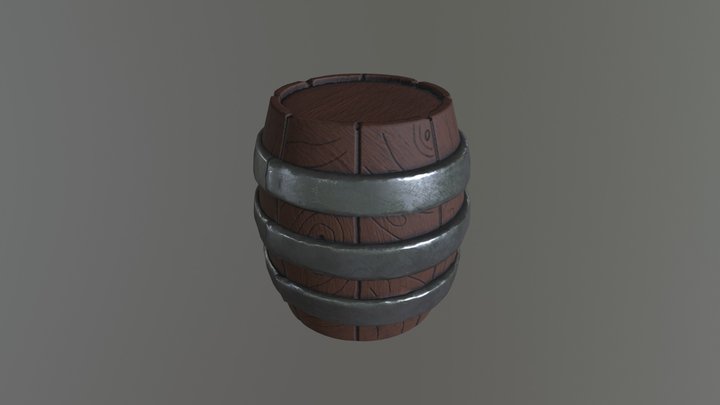 Barrel 3D Model