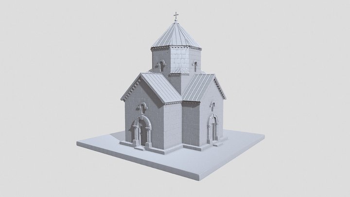 Vankasar Church 3D Model