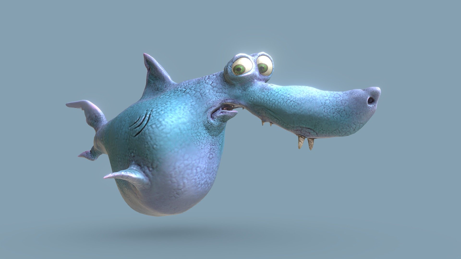Martin - Brave shark - 3D model by ryabovictor [8cb5cb5] - Sketchfab