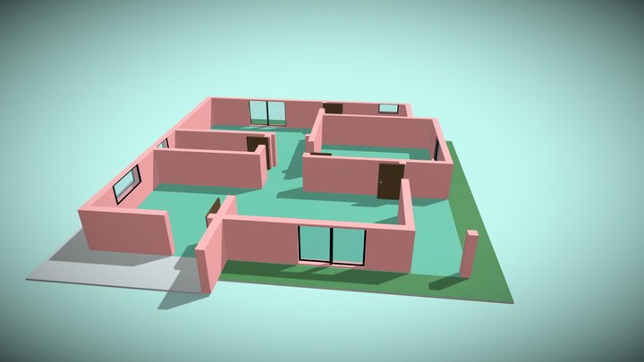 Planta Baixa 3D 3D Model