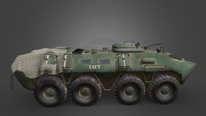 Military Vehicle 3D Model