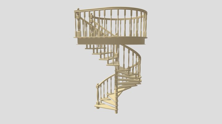 Ladder screw 3D Model