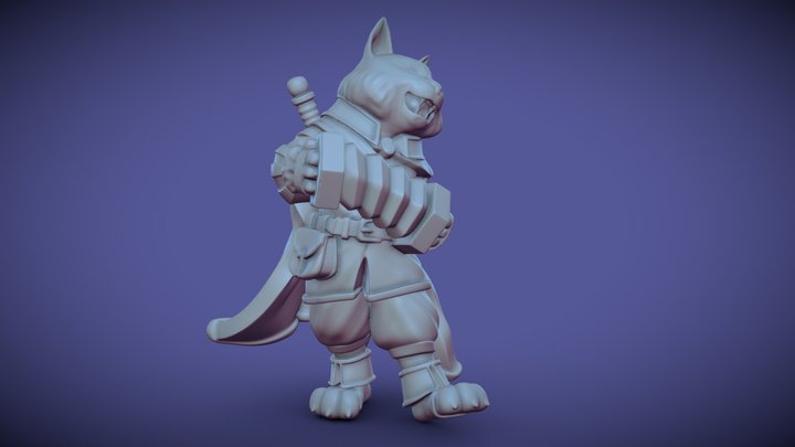 Bard Cat 3D Model