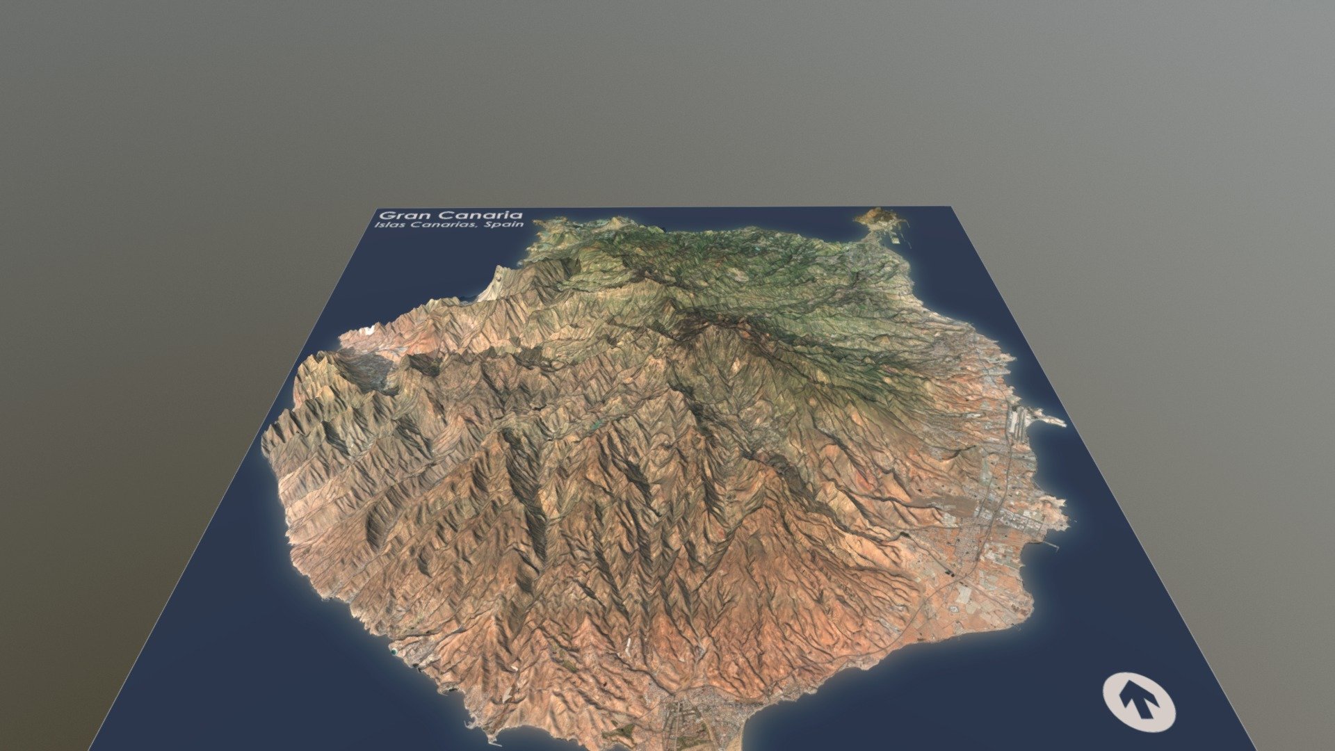 Gran Canaria, Canary Islands (1:200,000 Scale)