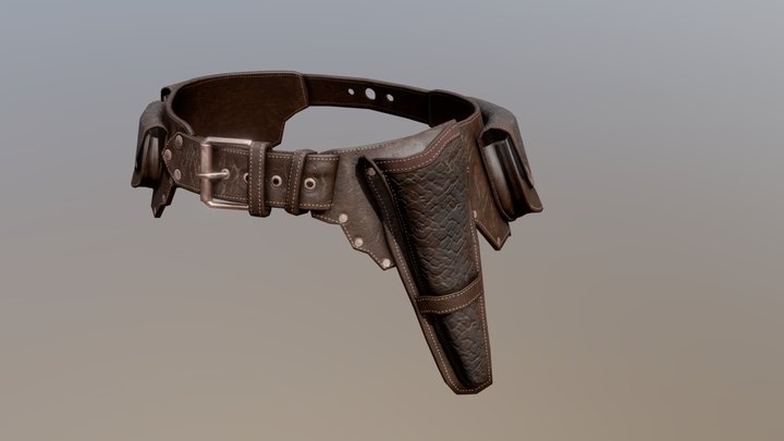 leather belt 3D Model