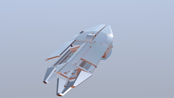 Final Ship 3D Model